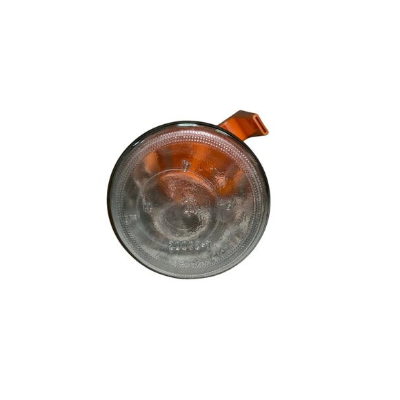 Vintage Anchor Hocking Juice Pitcher 1 Qt MCM Atomic Starburst Orange Lid Used - Picture 6 of 14